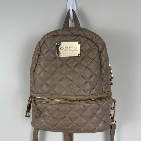 BEBE Beige Mini Backpack - Picture 10 of 10